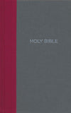 NKJV Thinline Bible, Burgundy and Gray, Hardcover