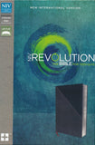 NIV, Revolution Bible, Leathersoft, Gray/Navy: The Bible for Teen Guys Imitation Leather