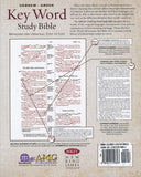NKJV Hebrew-Greek Key Word Study Bible, Genuine Leather Black with thumb index