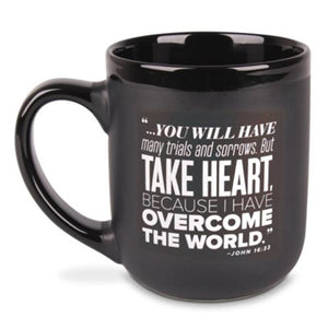 Take Heart Mug, John 16:33