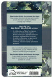 The Pocket Bible Devotional for Guys, Blue and Green