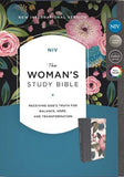 NIV The Woman's Study Bible, Hardcover, Blue Floral, Full-Color