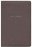 NKJV Comfort Print Reference Bible, Compact Large Print, Imitation Leather, Mahogany