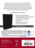 NKJV Comfort Print Compact Single-Column Reference Bible, Hardcover, Gray