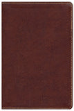 NJKV Comfort Print Study Bible Burgundy Bonded Leather