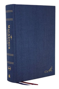 NKJV MacArthur Study Bible, Comfort Print--cloth over board, navy blue