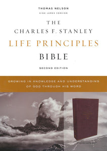 KJV Charles F. Standley Life Principles Bible, 2nd Edition Burgundy Leathersoft, Comfort Print