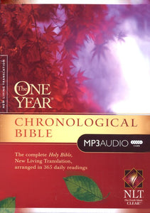 The NLT One-Year Chronological Bible on MP3 CD