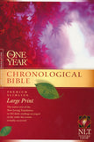 NLT One Year Chronological Bible, Large Print Softcover