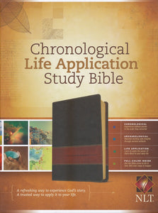 NLT Chronological Life Application Study Bible, TuTone (LeatherLike, Brown/Tan) Imitation Leather