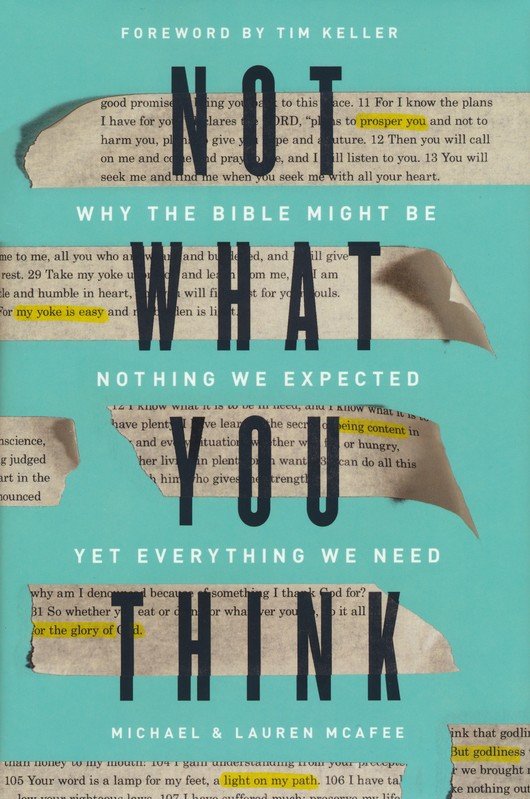 Not What You Think: Why the Bible Might Be Nothing We Expected Yet Everything We Need - Michael McAfee, Lauren Green McAfee