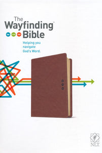 The NLT Wayfinding Bible, Brown/Tan LeatherLike