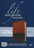 KJV Life Application Study Bible 2nd Edition, TuTone Leatherlike Brown/Tan