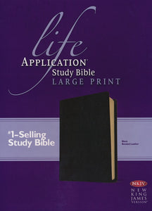 NKJV Life Application Study Bible 2nd Edition, Large Print Black Bonded Leather
