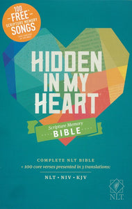 NLT Hidden in My Heart Scripture Memory Bible, Softcover