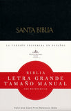 Biblia RVR 1960 Letra Gde. Tam. Manual con Ref., Enc. Dura Negra (RVR 1960 Hand-Size Large-Print Ref. Bible, Black Hardcover)
