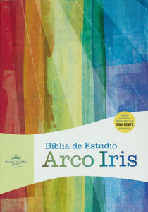 Biblia de Estudio Arco Iris RVR 1960, Piel Azul/Celeste/Turq. Ind. (RVR 1960 Rainbow Study Bible, Royal/Sky/Teal Leather, Ind.)