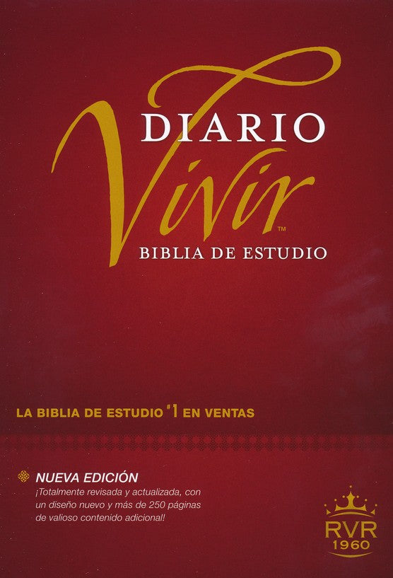 Biblia de Estudio Del Diario Vivir RVR 1960, Enc. Dura (RVR 1960 Life Application Study Bible, Hardcover)