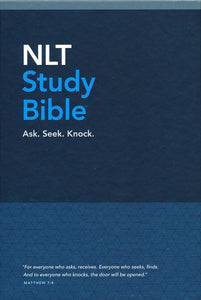 NLT Study Bible - Red Letter Hard Cover Cloth Blue