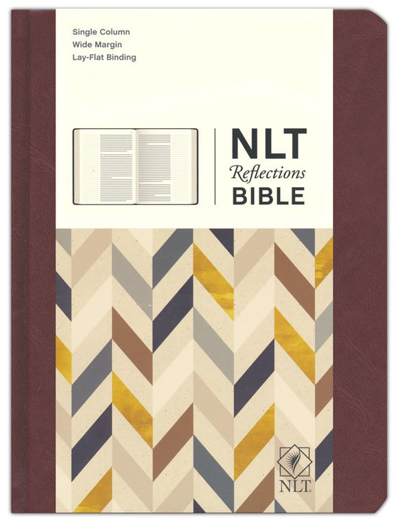 NLT Reflections: The Bible for Journaling, Brown Leatherlike