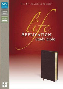 NIV, Life Application Study Bible, Second Edition, Bonded Leather, Burgundy