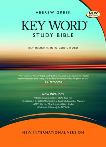 The Hebrew-Greek Key Word Study Bible: NIV 1984 Edition, Burgundy Bonded