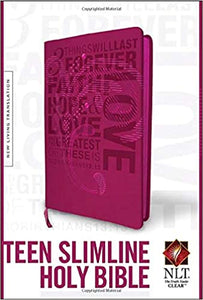 NLT Teen Slimline Bible: 1 Corinthians 13 - Imitation Leather – by Tyndale