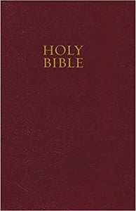 NKJV, Pew Bible, Hardcover, Burgundy, Red Letter Edition (Classic) – Thomas Nelson