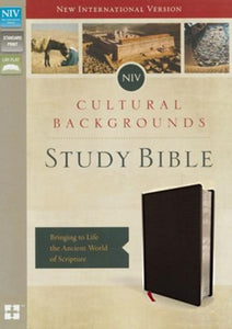 NIV Cultural Backgrounds Study Bible, Bonded Leather, Black