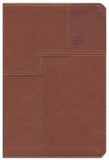 Every Man's Bible: New Living Translation, Deluxe Messenger Edition (LeatherLike, Brown, Indexed) – Study Bible for Men with Study Notes, Book Introductions, and 44 Charts Imitation Leather – Stephen Arterburn, Dean Merrill