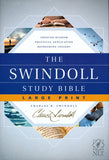NLT The Swindoll Study Bible Large Print Hardcover