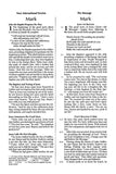 NIV and The Message Side-by-Side Bible: Two Bible Versions Together for Study and Comparison