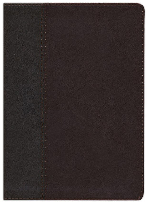 NLT Life Application Study Bible - Third Edition - Dark Brown & Brown LeatherLike