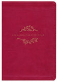 NIV Life Application Study Bible, Third Edition--soft leather-look, berry