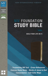 NIV Foundation Study Bible, Soft-Leather-Look, Earth Brown