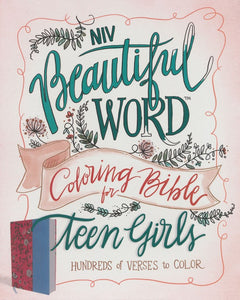 NIV Beautiful Word Coloring Bible for Teen Girls Pink and Blue, Imitation Leather