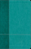 NIV Comfort Print Personal Size Reference Bible, Large Print, Imitation Leather, Blue