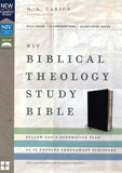 NIV Biblical Theology Study Bible, Bonded Leather, Black, Comfort Print