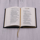 NIV, Psalms and Proverbs, Leathersoft over Board, Navy, Comfort Print: Poetry and Wisdom for Today Hardcover