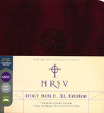 NRSV Comfort Print XL Edition Holy Bible--soft leather-look, burgundy