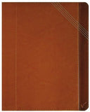 NIV Verse Mapping Bible--soft leather-look, brown