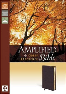 Amplified Cross-Reference Bible, Bonded Leather, Burgundy Bonded Leather