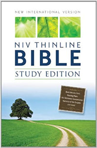 NIV, Thinline Bible, Study Edition, Hardcover Hardcover