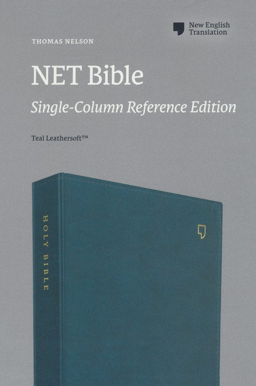 NET Bible, Single-Column Reference, Comfort Print , Leathersoft