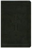 ESV Large Print Value Thinline Bible (TruTone, Olive, Celtic Cross Design), Leather, imitation, Green
