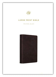 ESV Large Print Bible, Imitation Leather, Black - IMITATION LEATHER