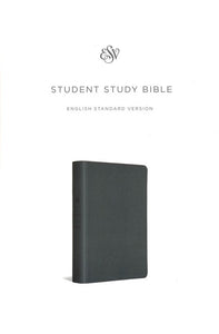 ESV Student Study Bible (TruTone, Gray), Leather, imitation, Grey