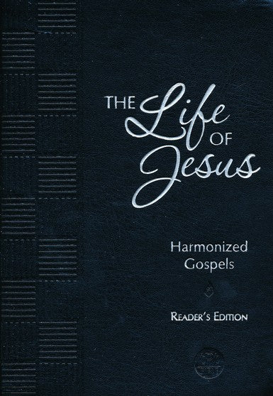 The Life of Jesus, Harmonized Gospels (Reader's Edition), Imitation Leather, Black - Brian Simmons