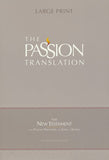 The Passion Translation New Testament, Violet, Large Print (Faux Leather) – In-Depth Bible with Psalms, Proverbs, and Song of Songs, Makes a Great Gift for Confirmation, Holidays, and More