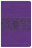 The Passion Translation New Testament, Violet, Large Print (Faux Leather) – In-Depth Bible with Psalms, Proverbs, and Song of Songs, Makes a Great Gift for Confirmation, Holidays, and More